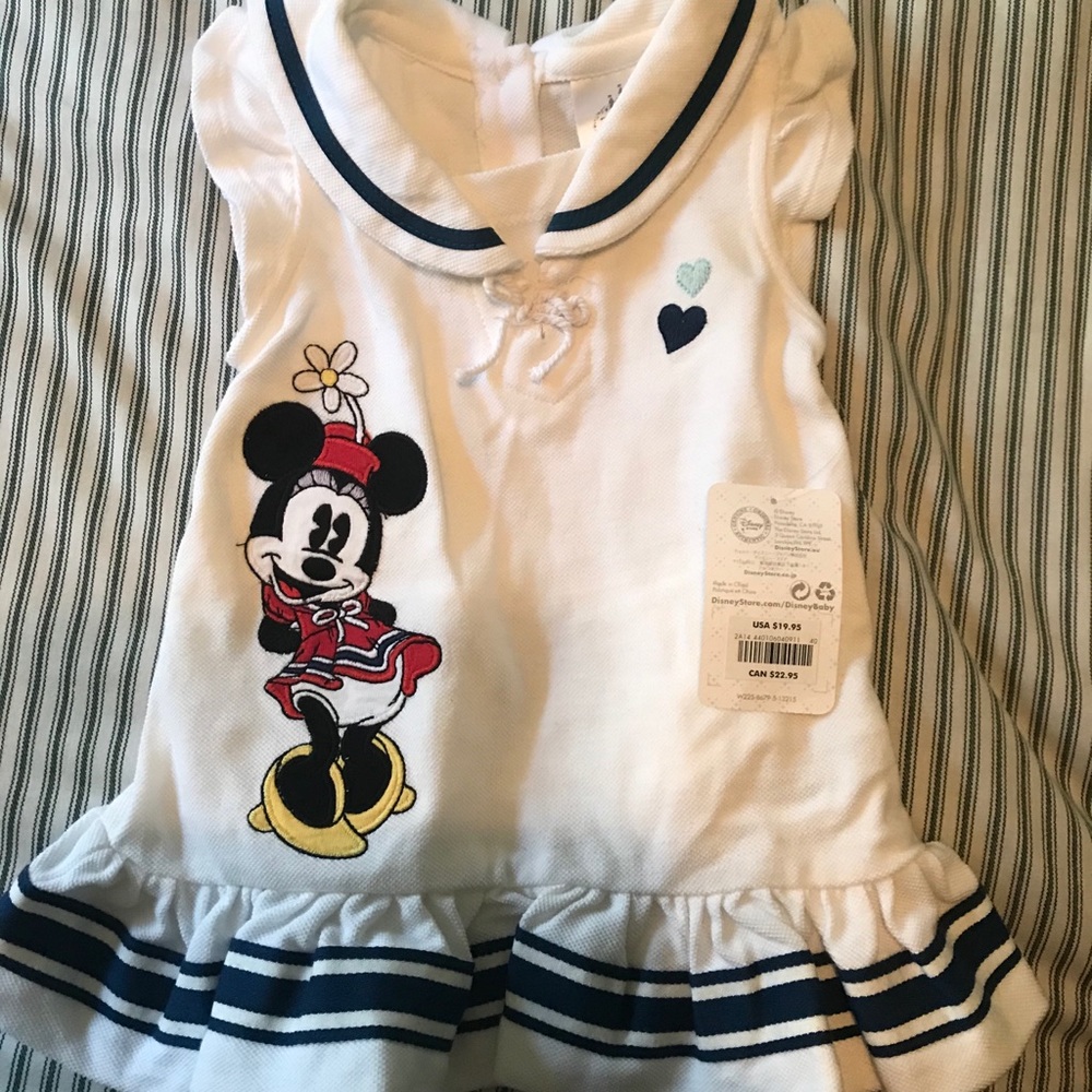 Disney Minnie Mouse dress with diaper cover